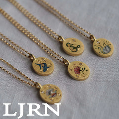 New Necklace Snake Star Love Shell Pearl Skull Oval Colorful