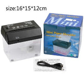 New Mini Portable Usb Paper Shredder Machine Electric Cutter Strip