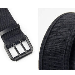 Canvas Belt For Men Luxury Metal Pin Buckle Army Tactical Nylon Braid Belts For Women Jeans High Quality Military Strap Male
