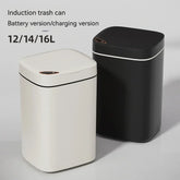16L Smart Trash Can Automatic Sensor Trash Can Indoor Bathroom Crack Trash Can High Looking Anti-odor Household Products