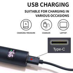 Electric 3 in 1 Nose Hair Trimmer Painless Eyebrow and Facial Hair Clipper LCD Display For Men Women USB Charging Cleaning Tool