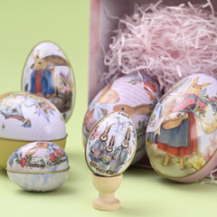 New Easter Decorative Tinplate Egg Creative Tin Box
