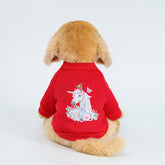 Dog Leisure Sweater Pet Multi-pattern Polyester Clothing