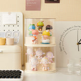Desktop Dustproof Cream Wind Display Organizer