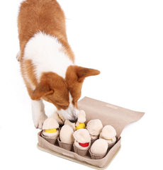 Egg Blind Box Pet Missed Food Hidden Food Sniffing Pad Sound Dog Toy