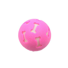 Dog Toy Throwing Bouncy Hollow Bone Glowing Ball