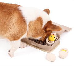 Egg Blind Box Pet Missed Food Hidden Food Sniffing Pad Sound Dog Toy