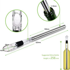 Wine Bottle Cooler Stick Stainless Steel Wine
