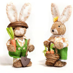 Papyrus Easter Bunny Ornament Home Jewelry Props