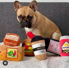 Pet Sound Toys Cans Snow Dog Donuts