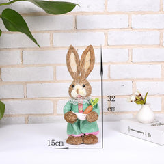 Papyrus Easter Bunny Ornament Home Jewelry Props