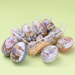 New Easter Decorative Tinplate Egg Creative Tin Box