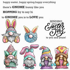 Easter Cute Rabbit Silicone Handmade Transparent Seal DIY Album Diary Decoration