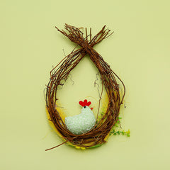 DIY Easter Eggs Puzzle Decoration Painted And Colored Simulation Egg Ornament Pendant
