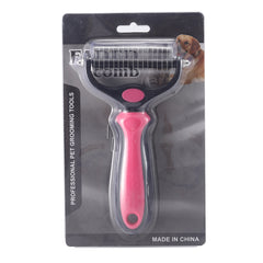 Pet Cat Dog Stainless Steel Double Sided Knotted Comb