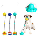 Strengthen Single And Double Sucker Leaking Ball Dog Toy