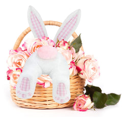 Home Christmas Bunny Wreath Easter Decoration