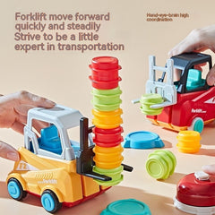 Toy Jenga Board Game Balance Toy Crazy Forklift Parent-child Interaction