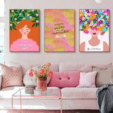 Floral Botanical Nordic Posters And Girls Wall Art Canvas Painting Home Decor