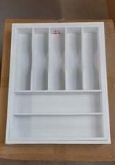 Home Fashion Bamboo Kitchen Drawer Organizer