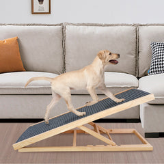 Solid Wood Adjustable Dog Ladder Sofa