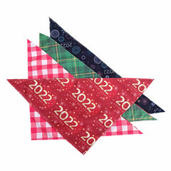 Pet Scarf Triangle Scarf New Year Dog Drool