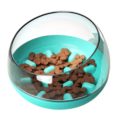 Pet Slow Food Bowl, Cat And Dog Entertainment And Play Space Capsule