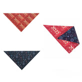 Pet Scarf Triangle Scarf New Year Dog Drool