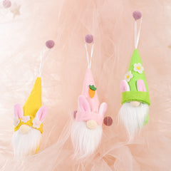 Easter Decoration Supplies Creative Easter Rabbit Faceless Doll Small Pendant Rabbit Ear Ornaments
