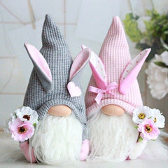New Hot Sell Easter Decoration Faceless Doll Rabbit