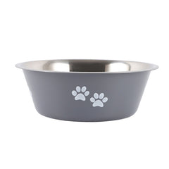 New Stainless Steel Printing Dog Cat Bowl