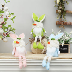 Easter Decoration Carrot Rabbit Faceless Old Man Baby