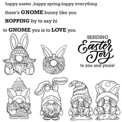 Easter Cute Rabbit Silicone Handmade Transparent Seal DIY Album Diary Decoration