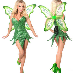 Halloween Costume Dress Fairy Wings