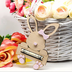 Easter Bunny Suit Cash Gift Pendant