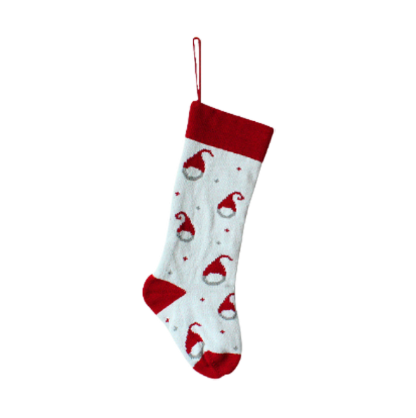 Knitted Christmas stockings Santa Claus gift bags Christmas tree decorations Christmas children's gift candy bags