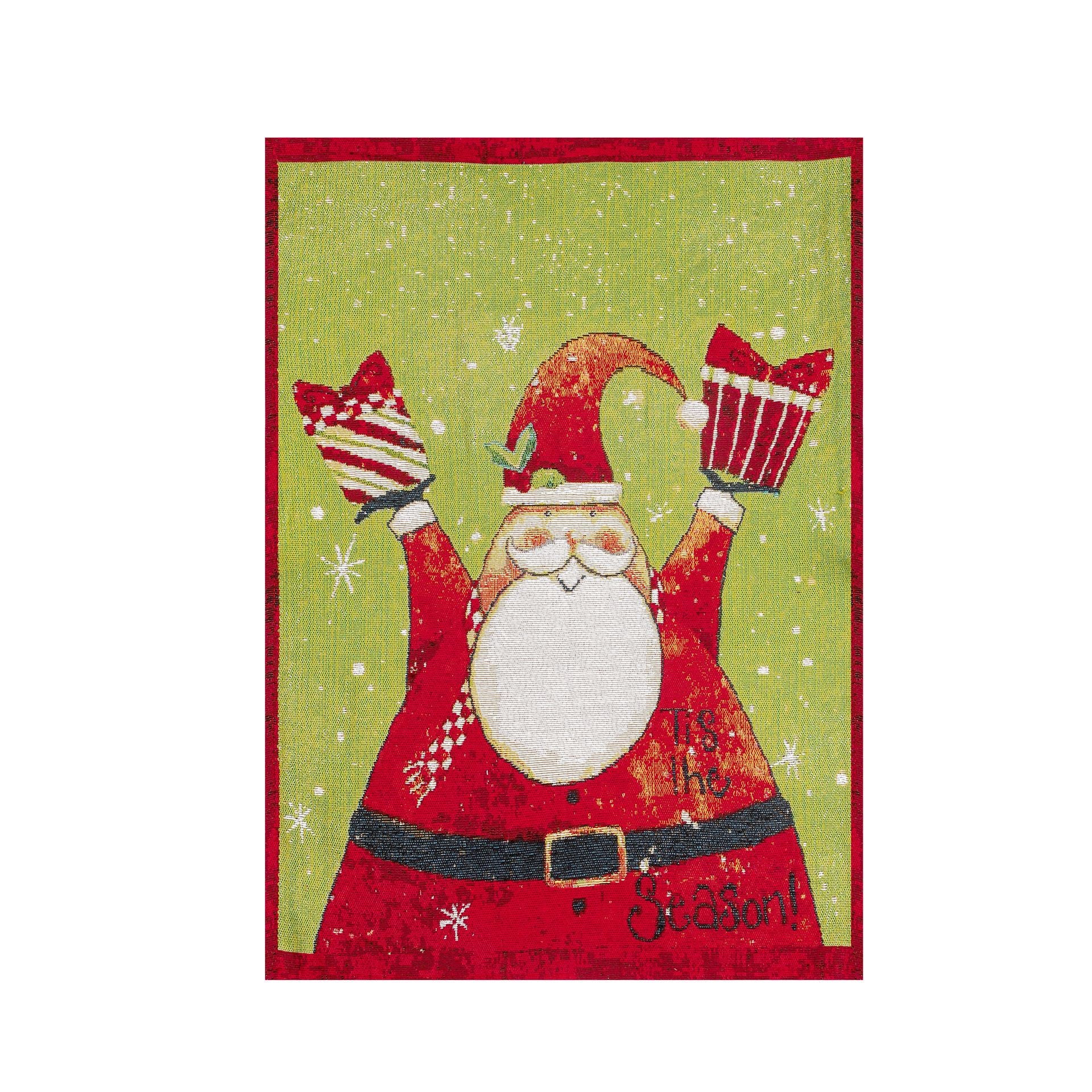 Christmas New Red and Green Snowman Elderly Chair Set, Stool Set, Home Atmosphere, Christmas Backrest Cushion Decoration