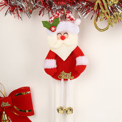 Christmas Pendant Accessories Cartoon Santa Claus Elk Pendant Christmas Tree Bell Backpack Mobile Phone Pendant