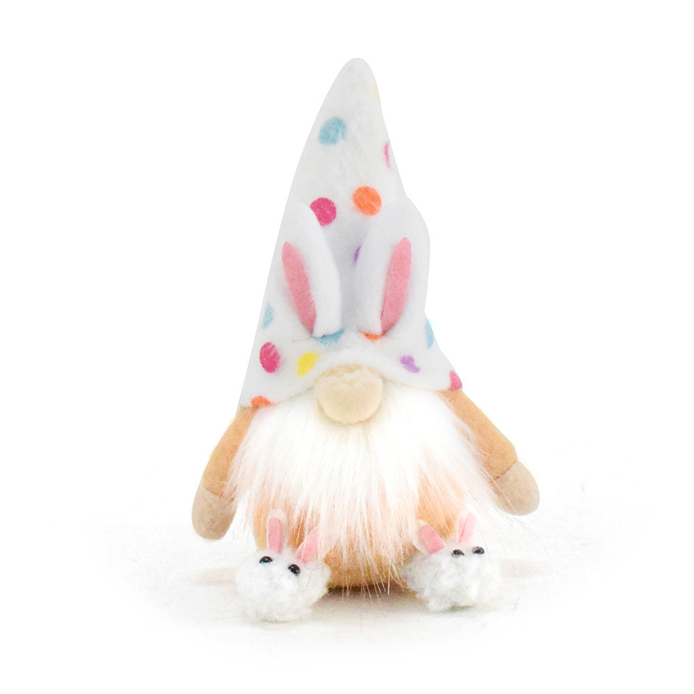 Colorful Dot Faceless Doll Easter Decoration Lu