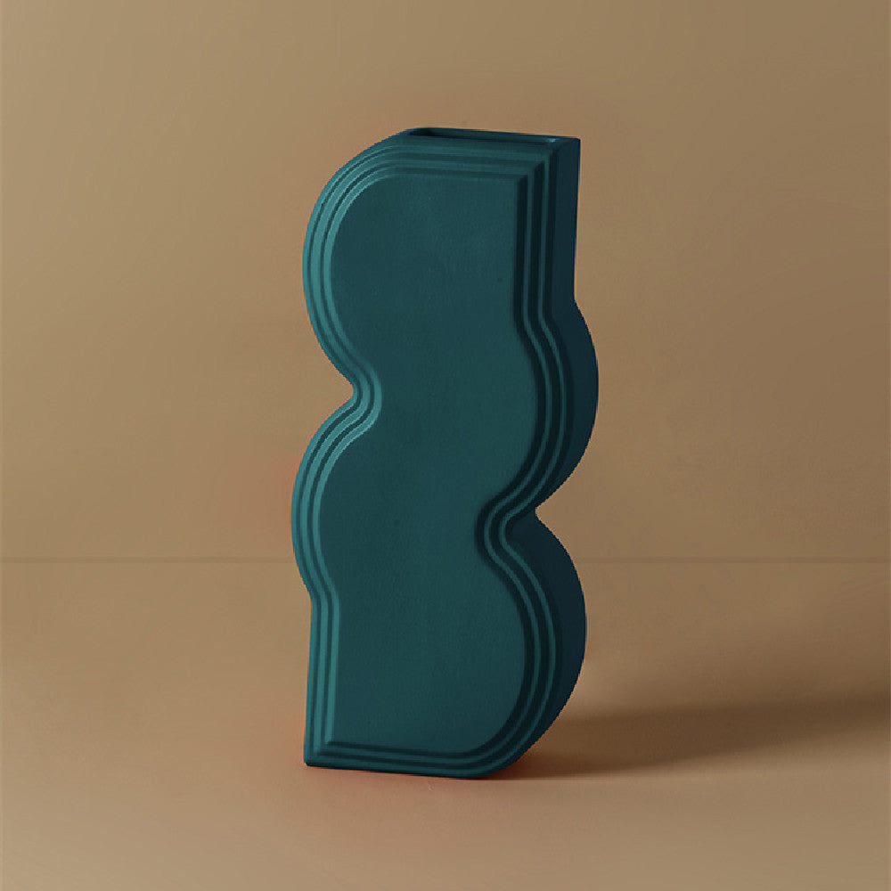 Geometrically Simple Art Vase Ornaments