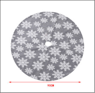 Christmas tree skirt home Christmas decoration 120cm velvet tree skirt Christmas tree decoration supplies
