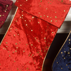 Christmas Gift Candy Bag Pendant Star Christmas Socks Christmas Socks Decoration