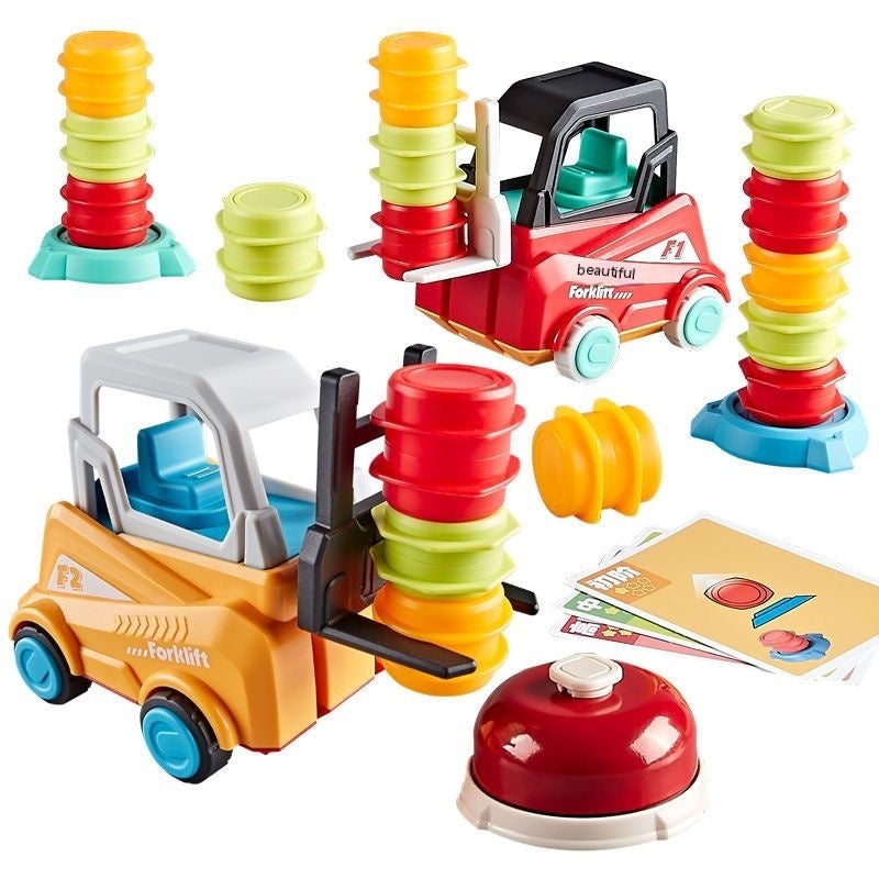 Toy Jenga Board Game Balance Toy Crazy Forklift Parent-child Interaction