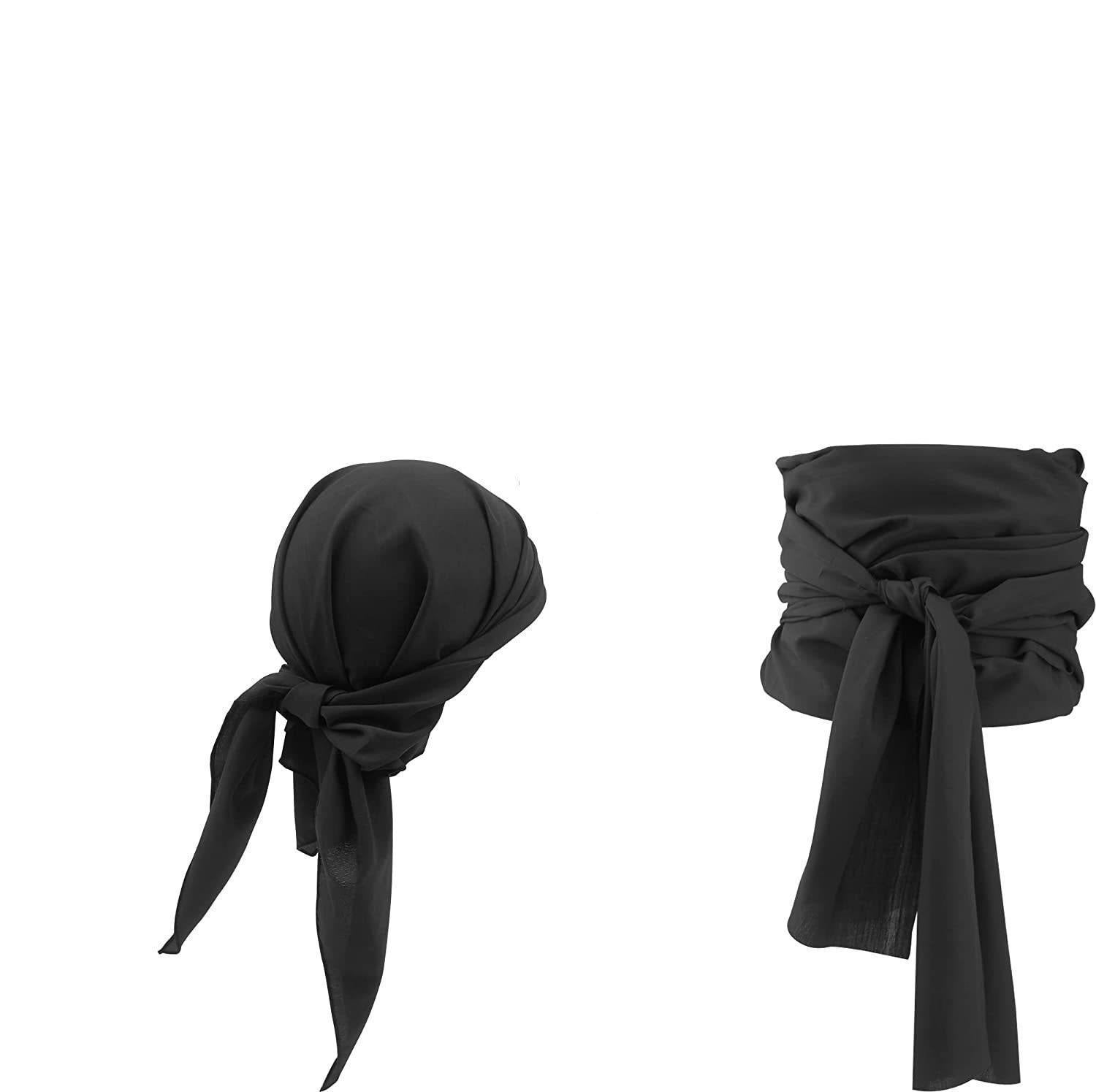 Halloween Pirate Costume Medieval Renaissance Linen Pirate Headscarf Costume Accessories