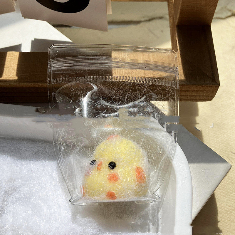 Creative Mini Cute Pet Squeezing Toy Silicone Cartoon Pressure Reduction Toy