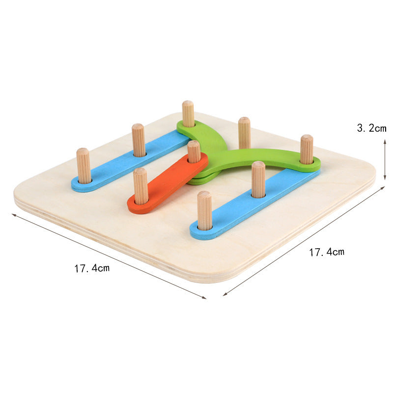 Number letter set column toy