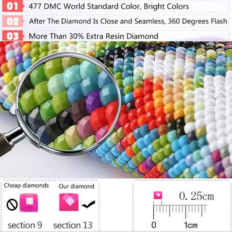 Crafts Diamond Painting Cute Dog Beach Ball