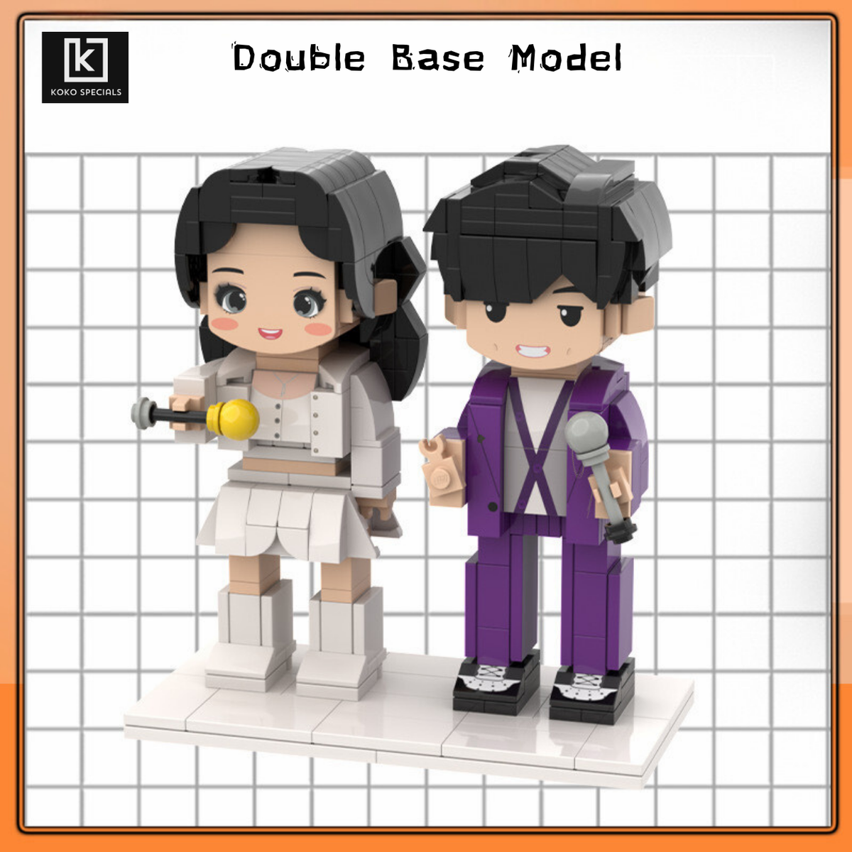 DIY Photo Block Toy Model – Personalized Building Block Figures