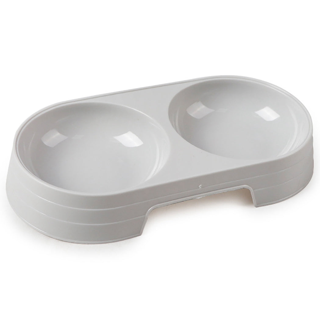 Cat bowl dog bowl drinking water double pet bowl