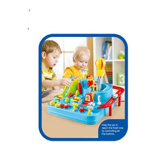 Toy breakthrough car adventure track
